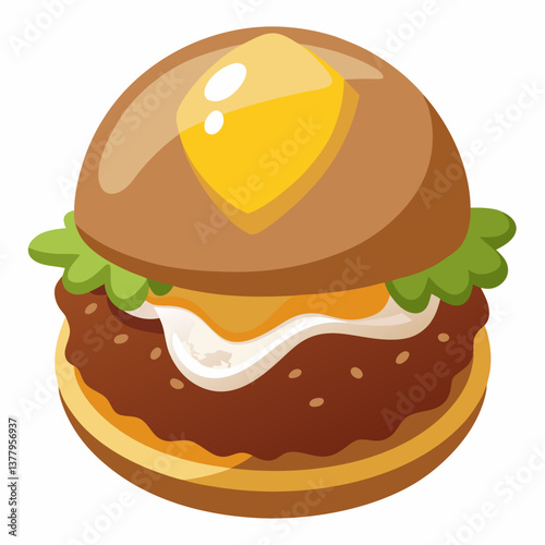 hawaiian loco moco with gravy covered burger patty