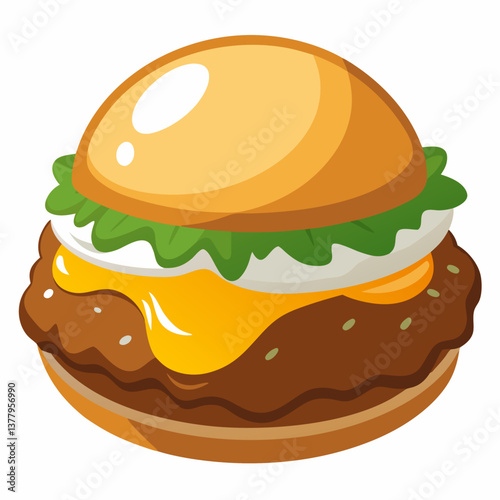 hawaiian loco moco with gravy covered burger patty