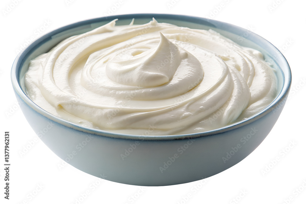 sour cream in a bowl sour cream in a bowl