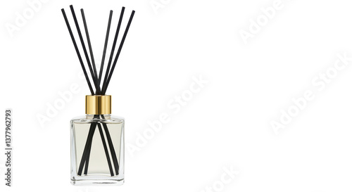 Isolated Reed Diffuser in Glass Bottle