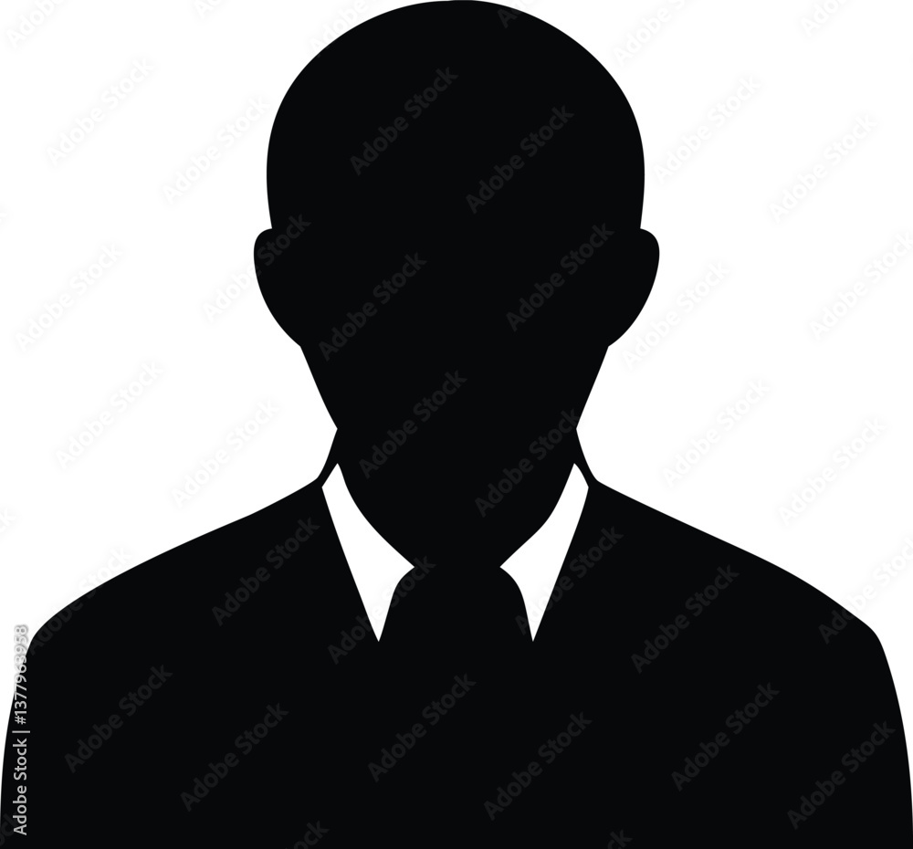 silhouette of businessman silhouette of businessman