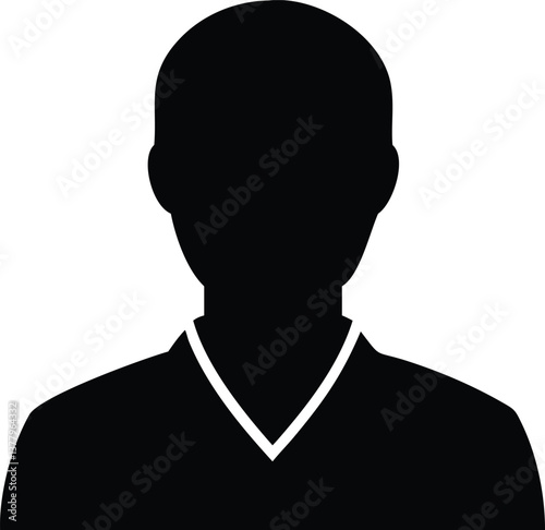 vector silhouette of a man