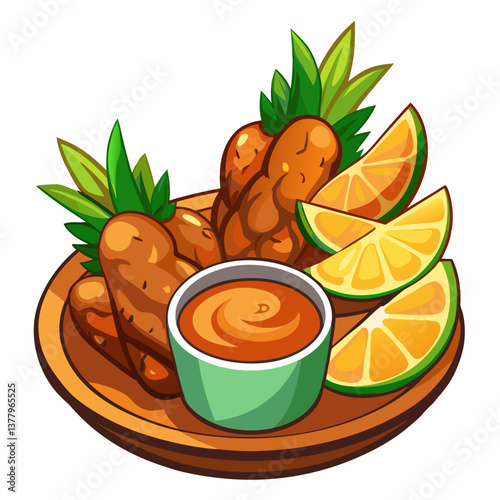 aribbean jerk chicken wings with tangy pineapple