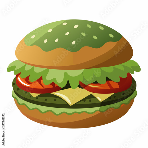 grilled portobello mushroom sandwich with pesto