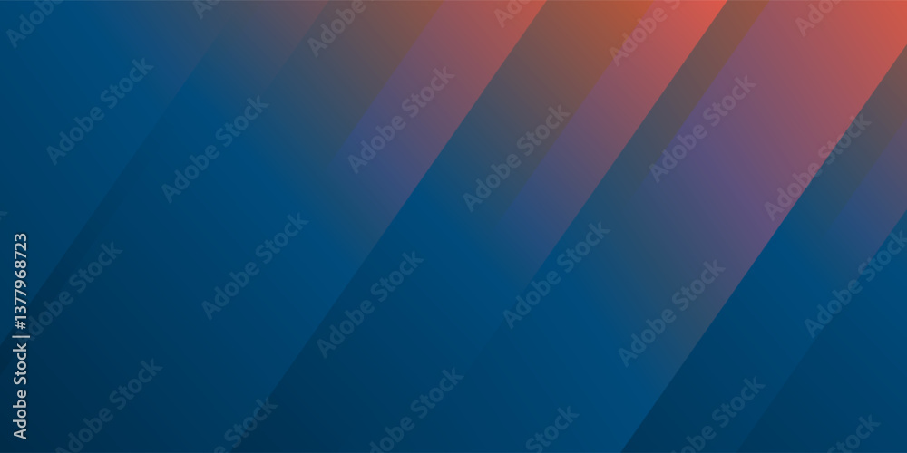 Obraz premium Dark Abstract Lowly Lit Gradient Surface Texture - Slanted Lines Pattern with Lights, 3D Effect - Wide Scale Background Creative Design Template - Illustration in Freely Editable Vector Format