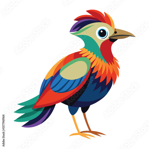 pheasant isolated on white background