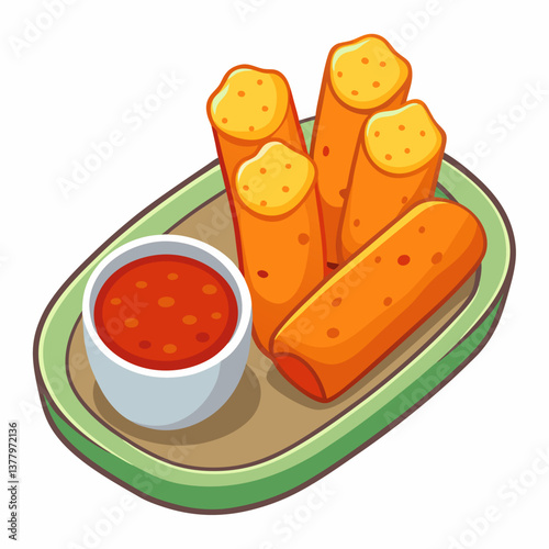 deep fried mozzarella sticks with marinara