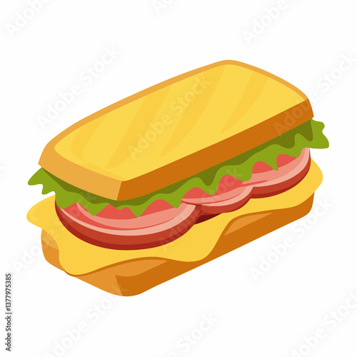 cuban sandwich with roasted pork and mustard 