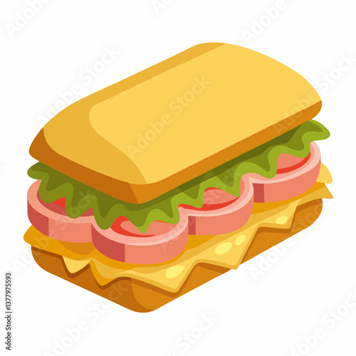 cuban sandwich with roasted pork and mustard 