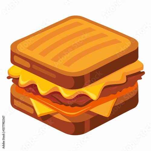bbq brisket grilled cheese with smoky sauce