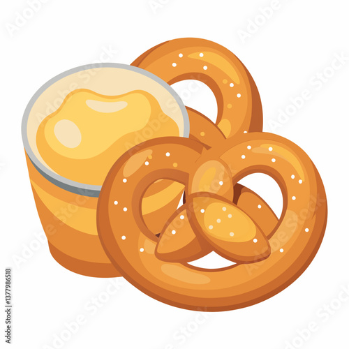 soft pretzel bites with beer cheese dip