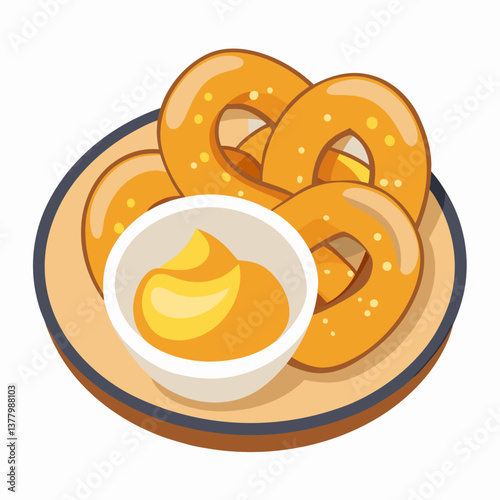 soft pretzel bites with beer cheese dip