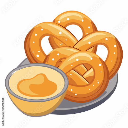 soft pretzel bites with beer cheese dip