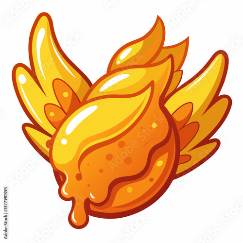sweet and spicy chicken wings with honey glaze