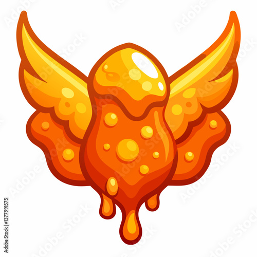 sweet and spicy chicken wings with honey glaze