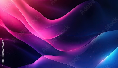 Abstract flowing vibrant colors