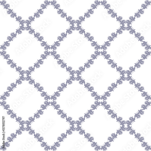 Floral cross pattern tile