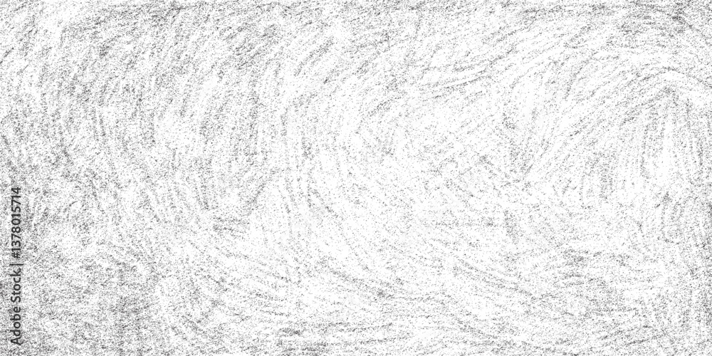 Grunge pencil grain pattern background in black and white.