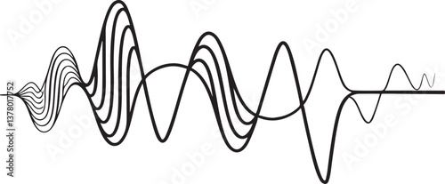Isolated black sound wave audio wave icon Vector, black sound wave audio wave Silhouette,black sound wave audio wave icon set, black sound wave audio wave for logo,color black sound wave audio wave