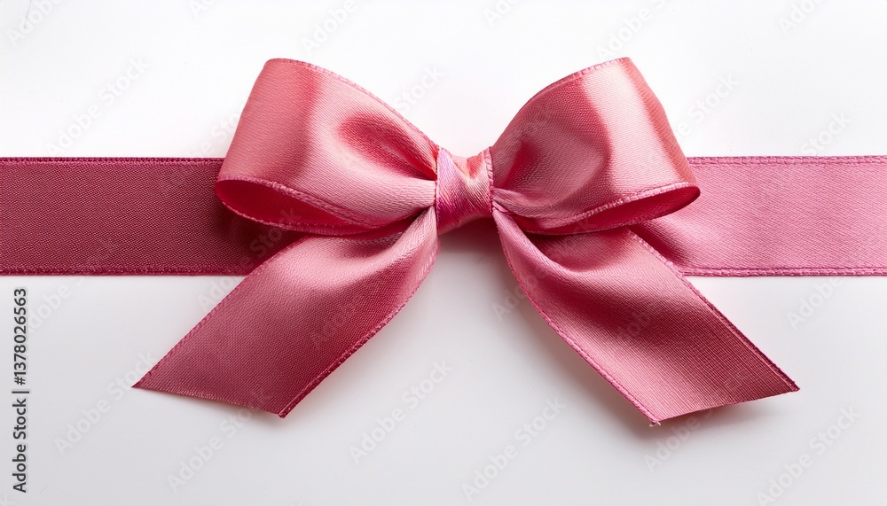 a pink bow with a white background a pink bow with a white background
