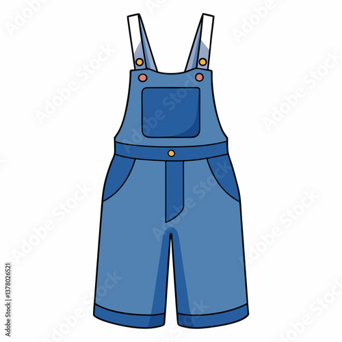 denim overalls with adjustable straps 