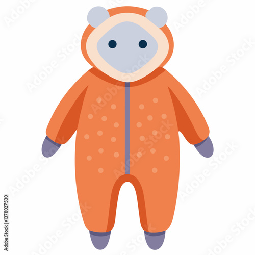 plush fleece baby footed onesie 