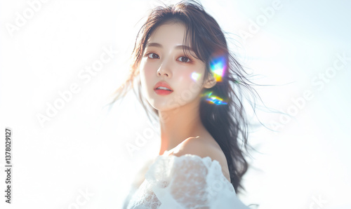 アジア人女性の美容イメージ（スキンケア・ボディケア・エステサロン） photo