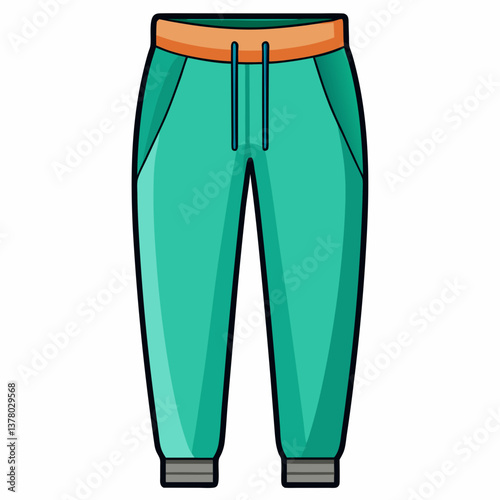 comfy elastic waist jogger pants