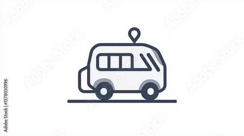vector illustration of a bus
