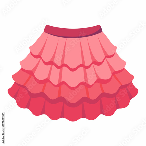 ruffled tutu skirt with elastic waistband