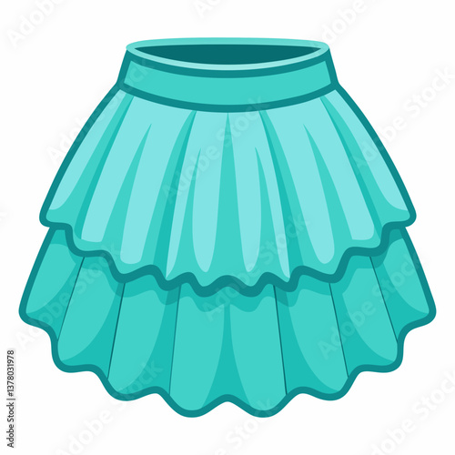 ruffled tutu skirt with elastic waistband
