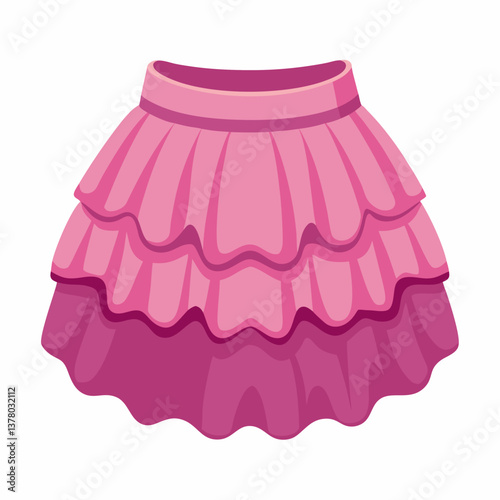 ruffled tutu skirt with elastic waistband