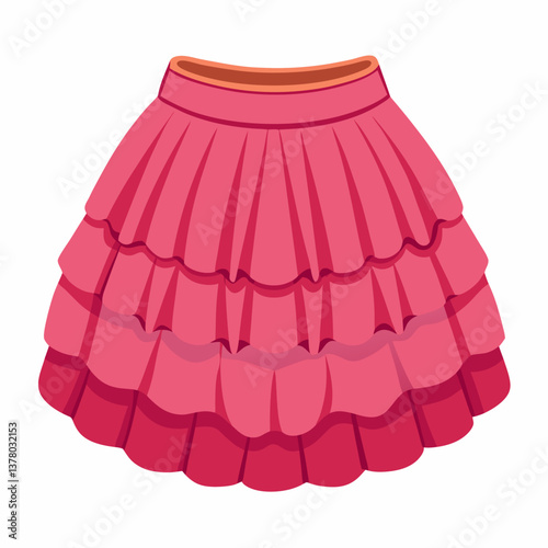 ruffled tutu skirt with elastic waistband