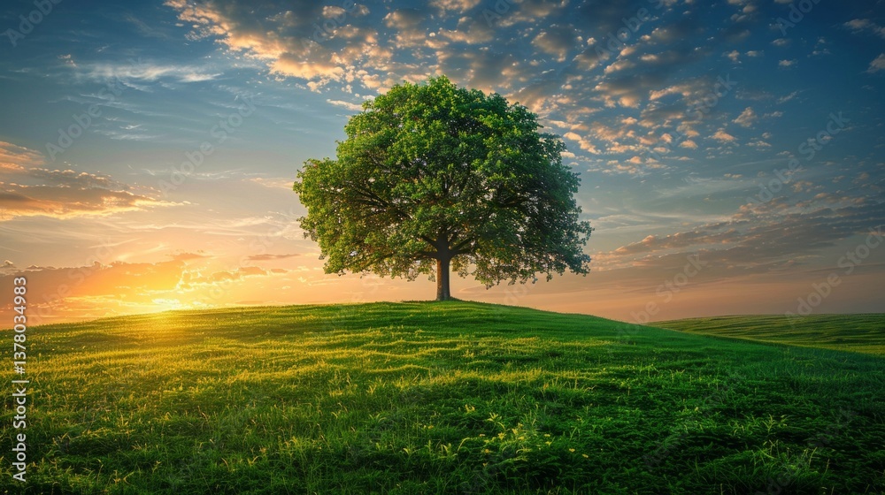 Fototapeta premium Lonely luxury tree