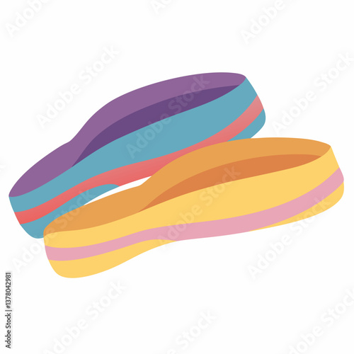 soft stretch cotton headbands set 