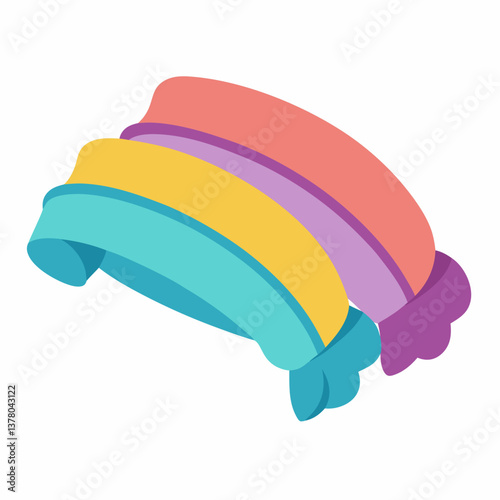 soft stretch cotton headbands set 
