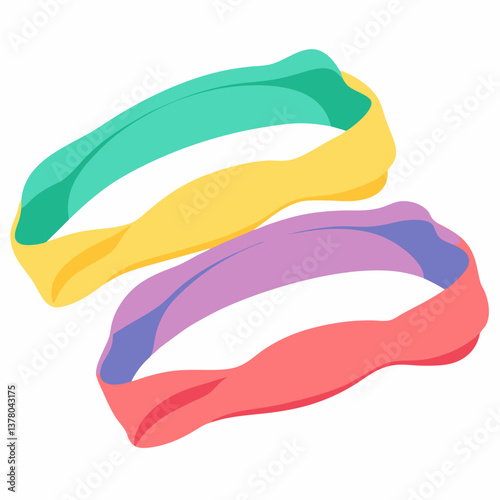 soft stretch cotton headbands set 