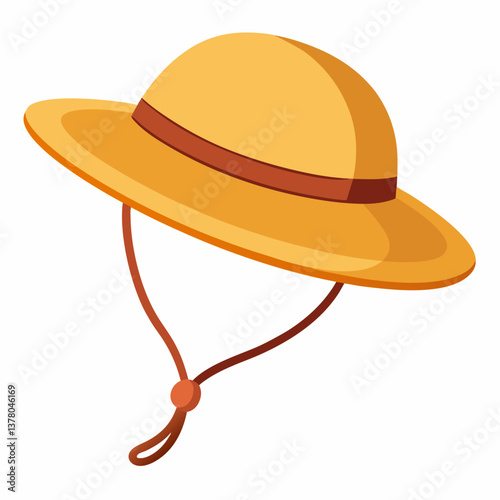 breathable sun hat with chin strap