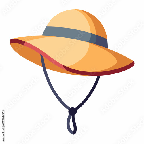 breathable sun hat with chin strap