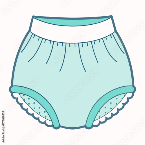 lace trimmed cotton bloomers for infants