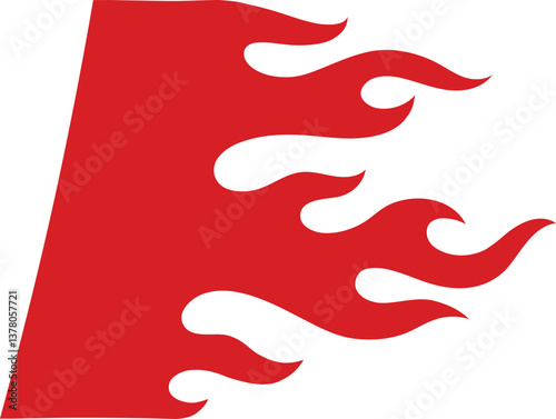 I Fire Flame Alphabet Letter