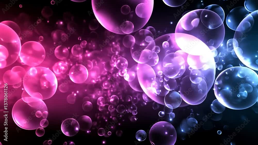 Abstract glowing bubbles background. Abstract glowing bubbles background.