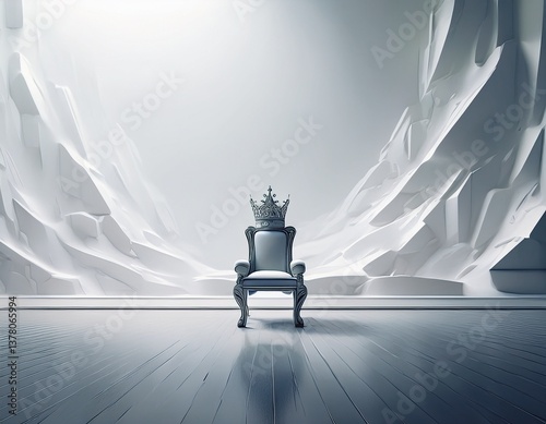 minimalist king problems crown throne burden lonely power regal isolation