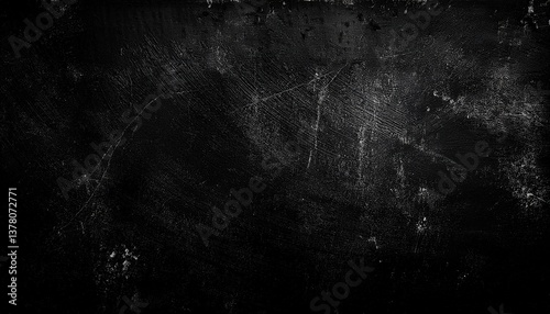 eerie grungy distressed texture old scratchy black background with a dark atmosphere perfect for moody designs or modern artwork