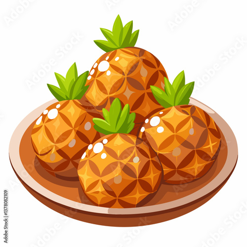 teriyaki pineapple glazed meatballs
