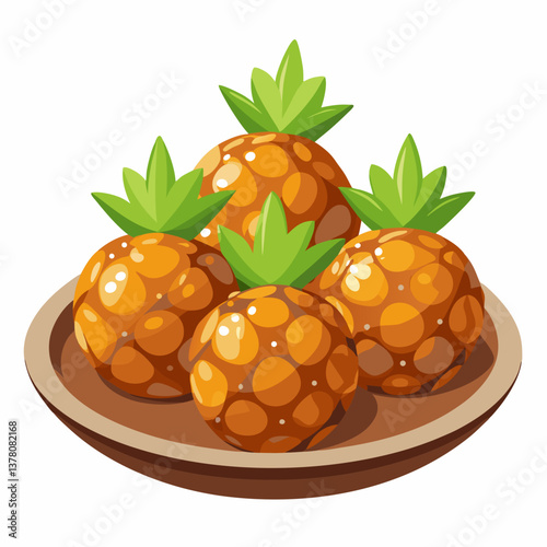 teriyaki pineapple glazed meatballs