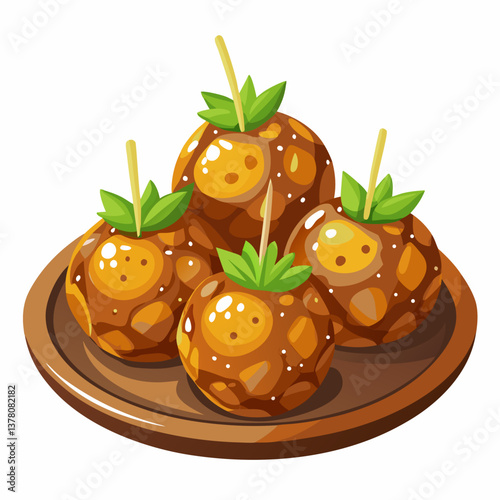 teriyaki pineapple glazed meatballs