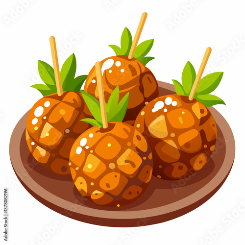 teriyaki pineapple glazed meatballs
