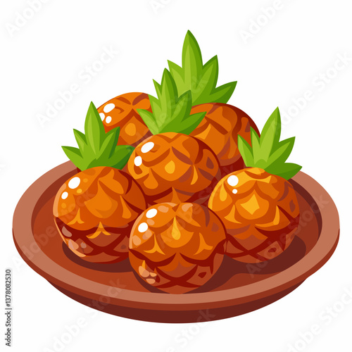 teriyaki pineapple glazed meatballs