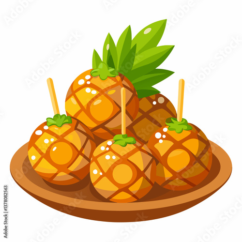 teriyaki pineapple glazed meatballs